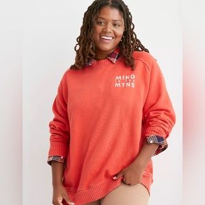 Aerie Down-To-Earth Crew Sweatshirt